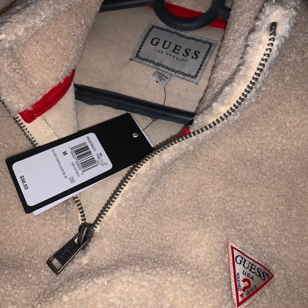 Vintage Guess Zip Up Sweater